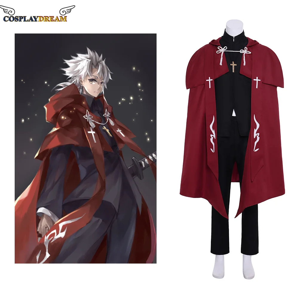 

Game Fate Grand Order FGO Cosplay Costume Fate/Apocrypha Shirou Kotomine Amakusa Tokisada Cosplay Suit for men