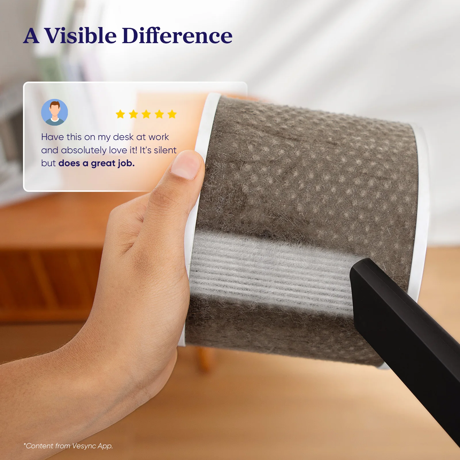 منقي الهواء Levoit مع الفلتر (Air Purifier with Fi...