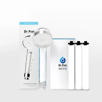 닥터피엘 특허 2중필터 샤워기 + 1차필터 3ea 세트 상품 이미지