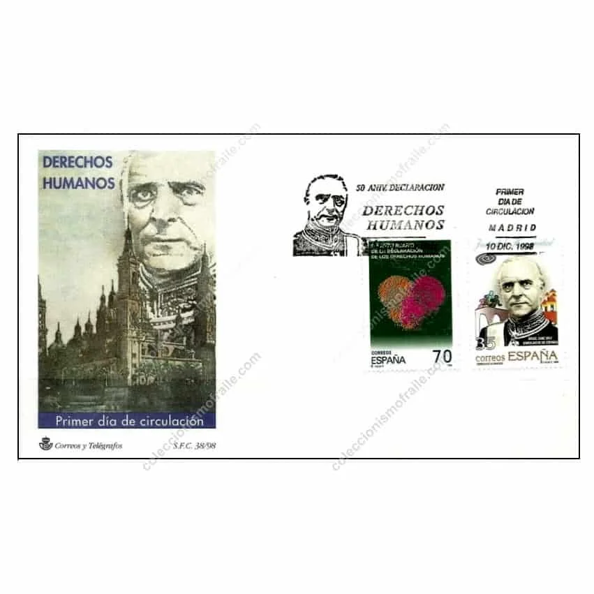 C1705/Spagna 1998, Fdc Human Rights (N) - Edifil Fdc3606-3607