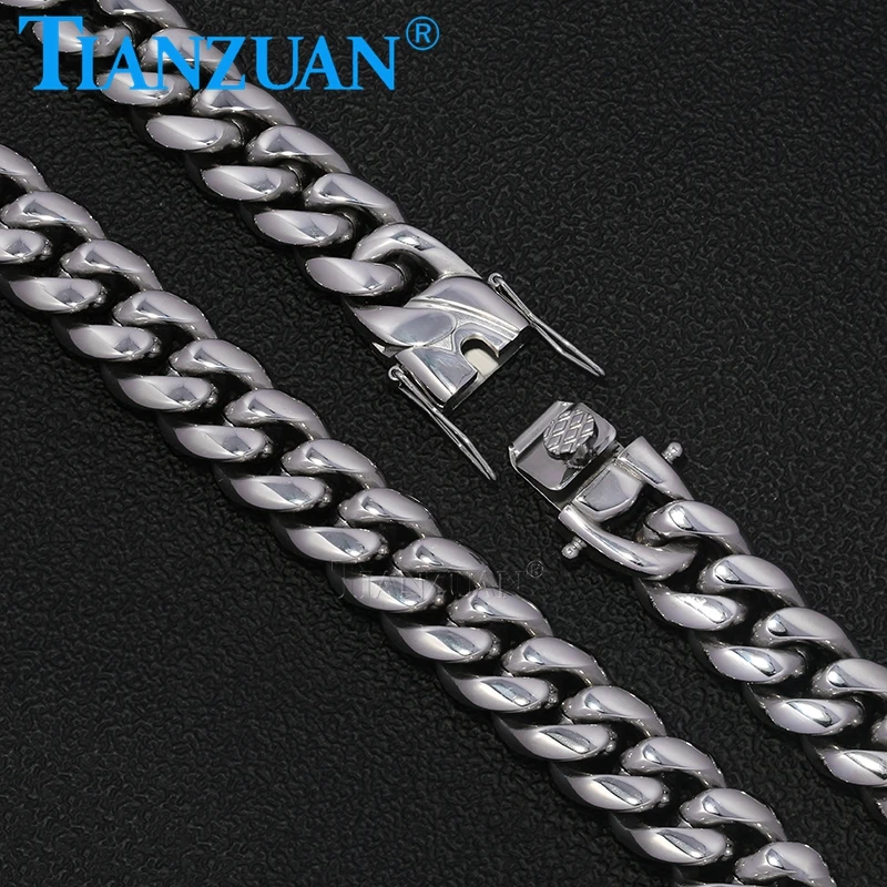 Hip-Hop 10mm Curb Cuban Link Chain 925 Sterling Silver Necklace For Men Women Bracelet Fashion Jewelry