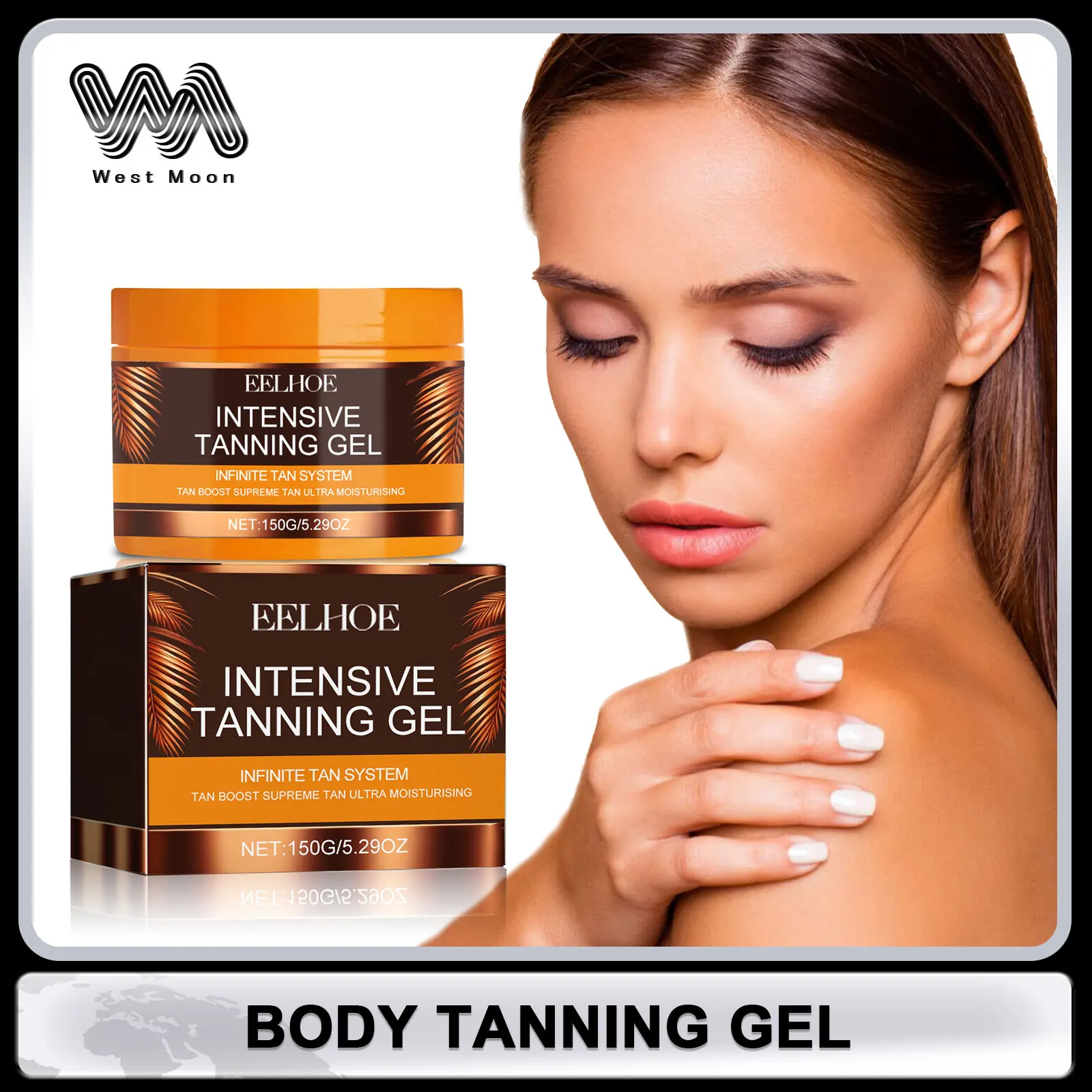 Tanning Accelerator Lotion Sunburn Repair Nourishing Skin Moisturizer Improving Dryness Sunbed Summer Beach Fake Tan Tanning Gel
