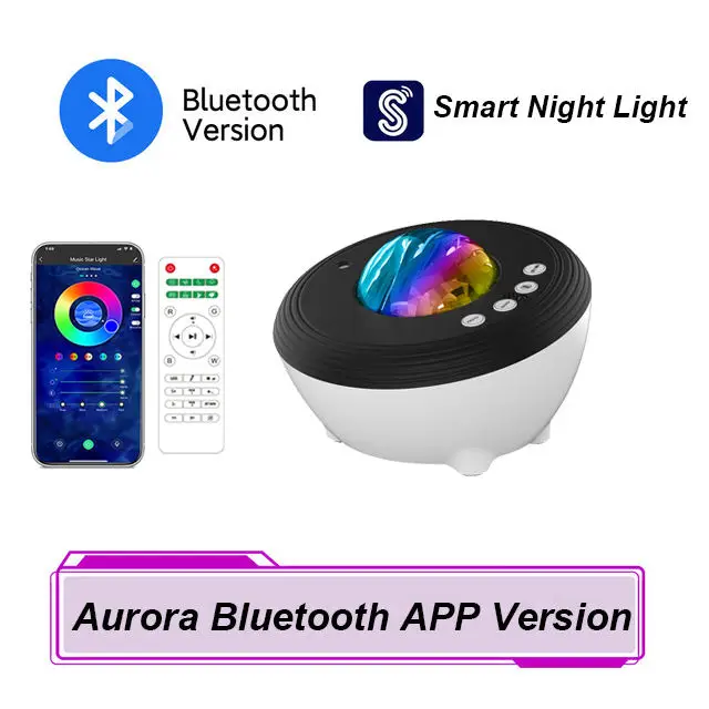 Ruido Blanco Proyector Estelar SHXMZS Con Bluetooth Y - Galaxy Projector Para Dormitorio Proyector Estrellas Infantil