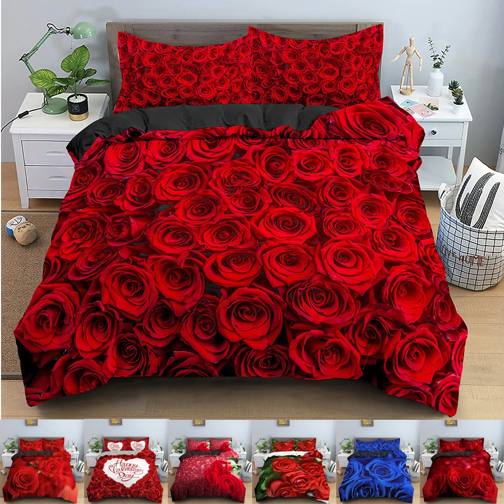 Valentine's Day Duvet Cover King Size Duvet Cover Set Beddings Sets