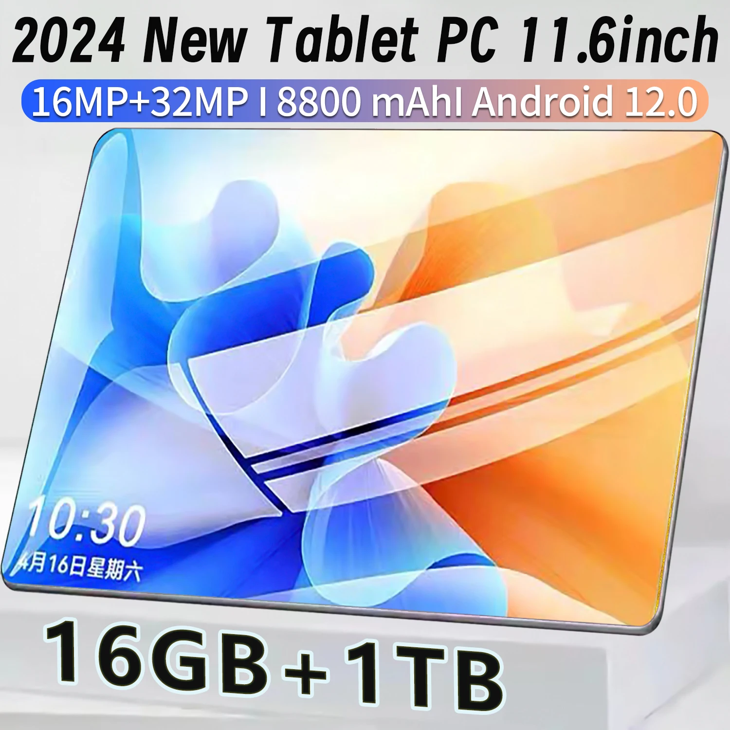 2024 5G Android 12.0 Versione Globale 16Gb 1Tb Nuovo Tablet Android 11.6 Pollici Tablet Di Rete Mtk6797 Wifi 8800 Mah 10 Core