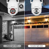 Caméra de sécurité Wifi ARCCTV 1296P, caméra de surveillance extérieure, enregistrement HD 24h/24 et 7j/7, vision nocturne couleur, suivi automatique, audio bidirectionnel 2