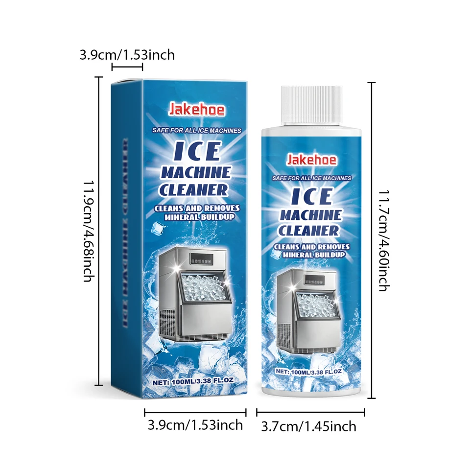 Jakehoe Ice Maker Cleaner for Crystal Clear Ice