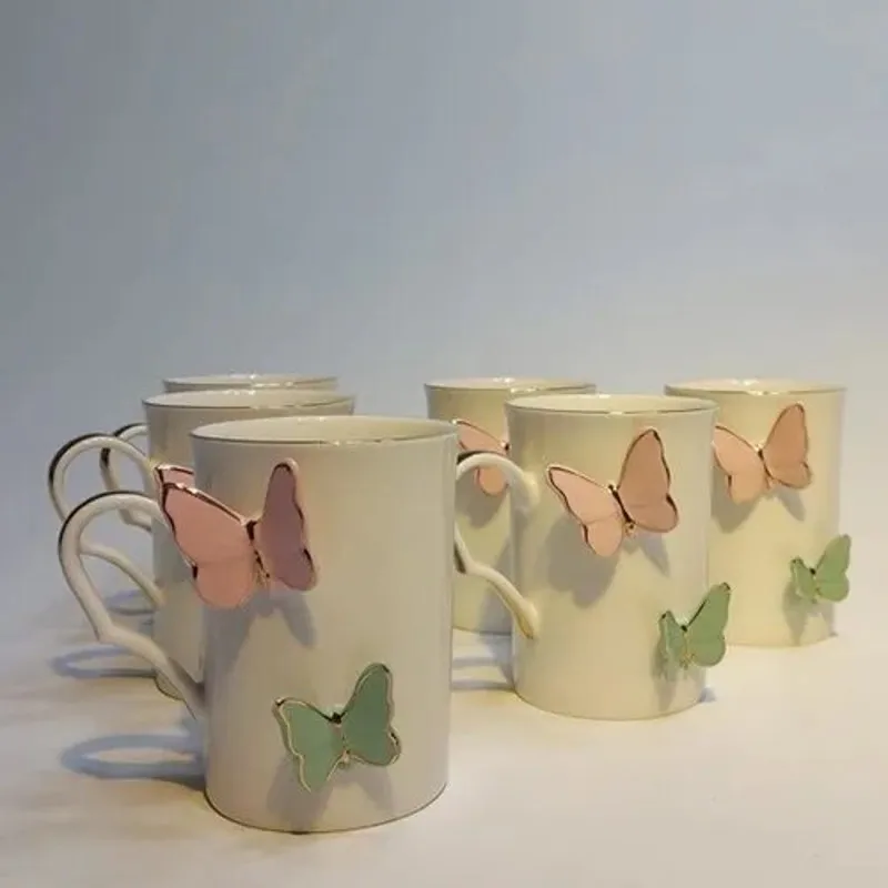

Фарфоровая кружка Mariposa 6 с бабочкой