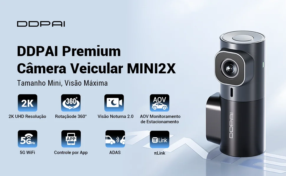 DDPAI Mini 2X 2K QHD Front Car Camera description image