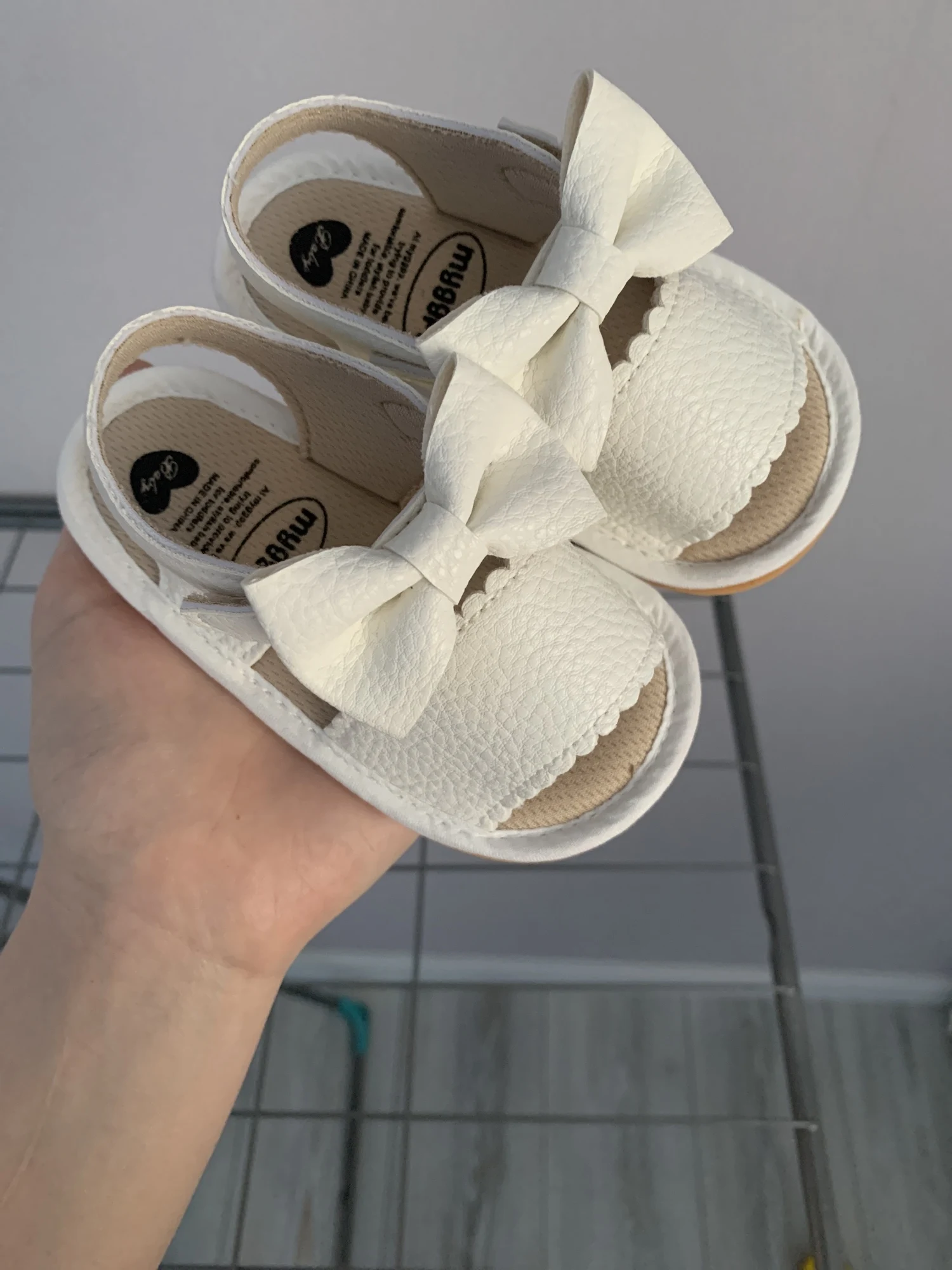 Baby Shoes Summer Baby Boy Girl Shoes Toddler Flats Sandals Soft Rubber Sole Anti-Slip Bowknot Crib First Walker Shoes photo review