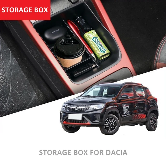 for Dacia Spring Center Console Storage Box Central Armrest Tray Cup Holder  Car Accessories Organizer Tidying - AliExpress