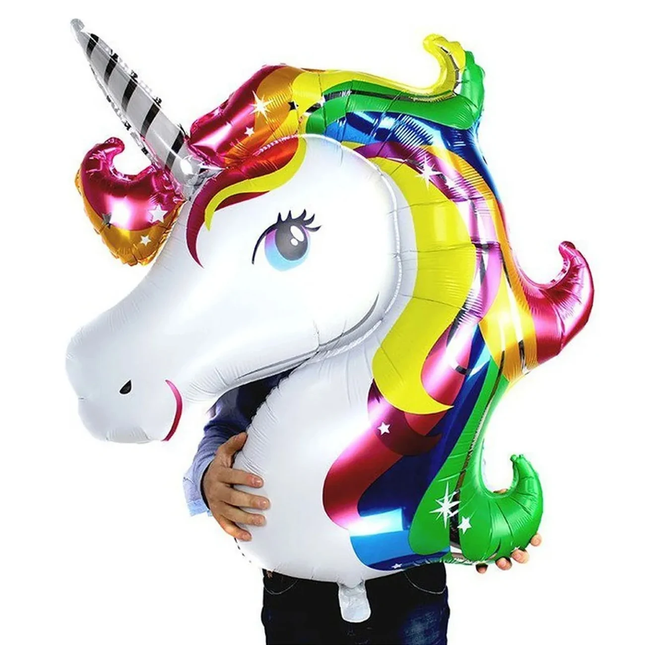 Globo Unicornio Jumbo 105 Cm Metalico Fiesta Animacion XV Años Decorativo Arreglo