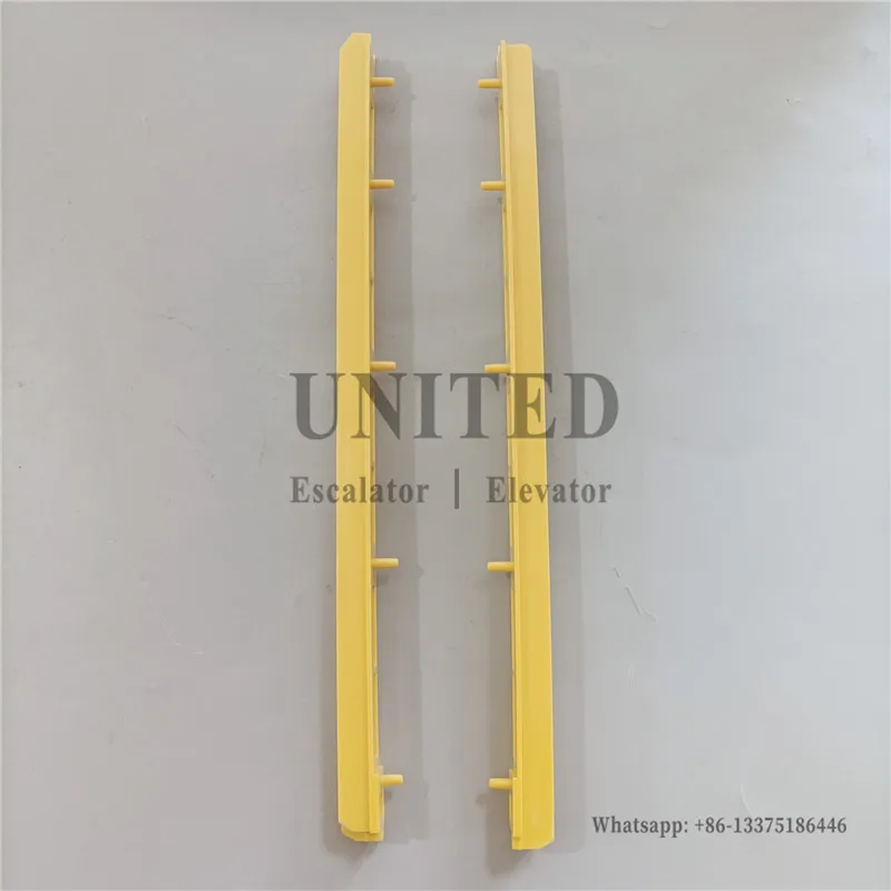 10pcs each 455G11 455G12 Escalator Yellow Plastic Demarcation Strip Escalator Spare Parts
