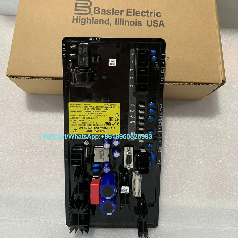 BE2000EBaslerElectricGeneratorsUseAutomaticVoltageRegulators