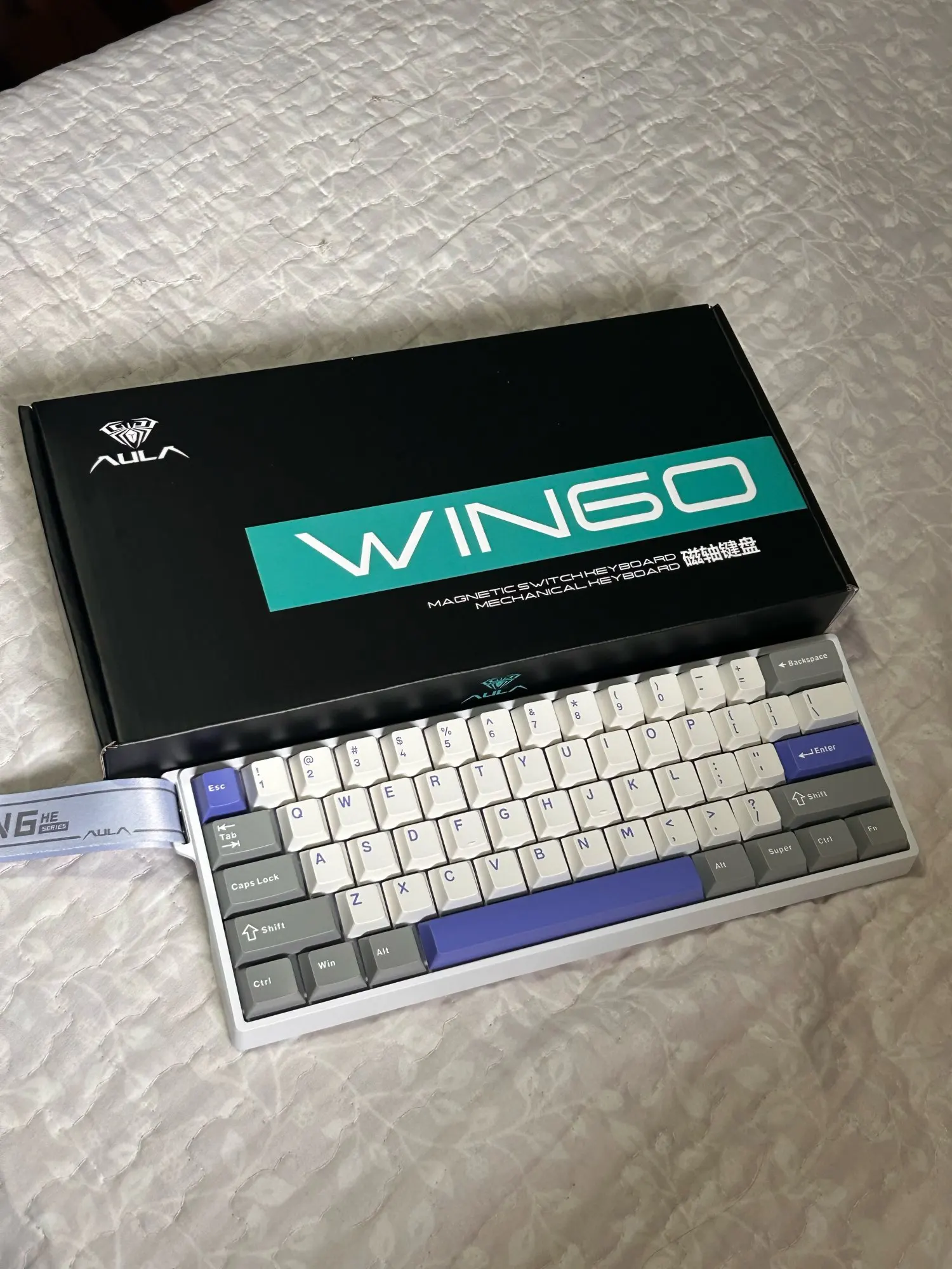 AULA WIN60 WIN68 HE Magnetic Keyboards Esports Rapid Trigger 8K Return RGB Hotswap Wired Gaming Mechanical Keyboard for Pc Gamer photo review