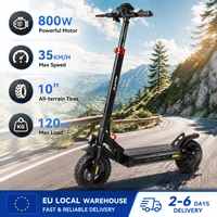 Trottinette Électrique 800W Pliable 10 Pouces Tout-Terrain, 25-35km/h, Batterie 48V, Suspension Double, Écran LED, Charge 120kg 1