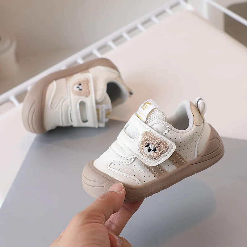 Fashion Toddler Shoes For Baby PU Leather Infant Girl's Sneakers Soft-soled Ergonomics Newborn Boy's Sport Shoes First Step 2