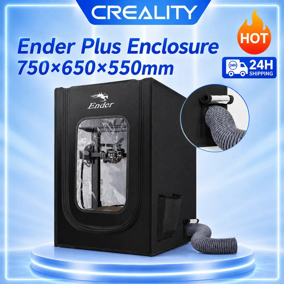 Creality 3D Printer Enclosure With Fan Interface Fireproof and Dustproof Constant Temperature Dust Cover for Ender 3/Ender 3 S1 image 1