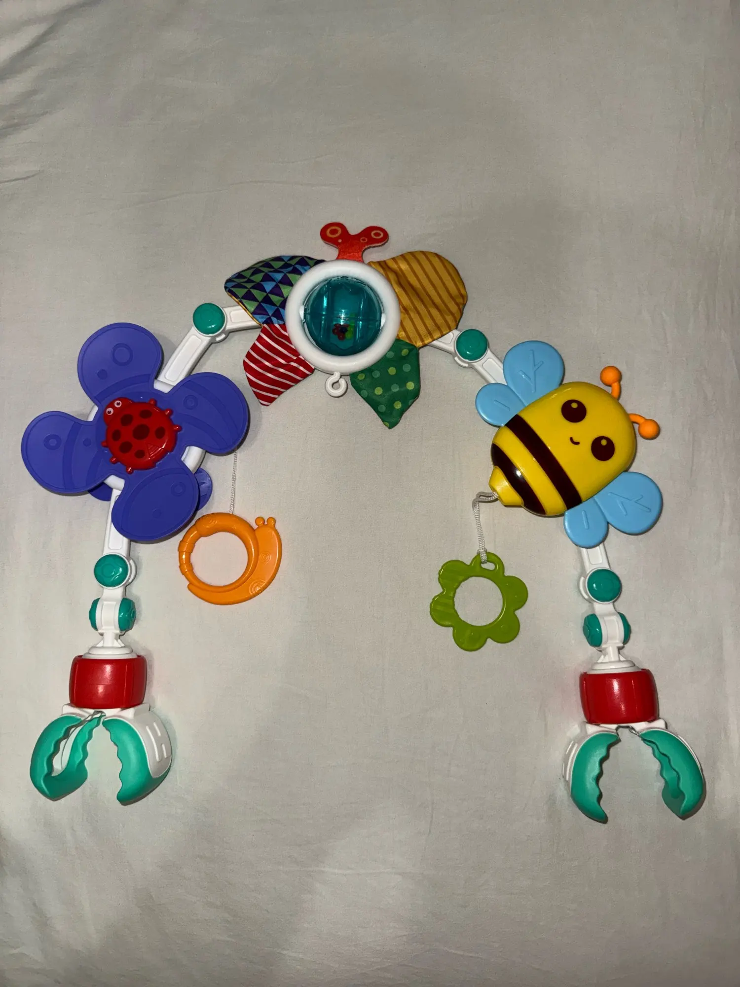 Soft Giraffe Animal Handbills Rattles Plush Infant Toddler Car Bed Hanging Toy photo review