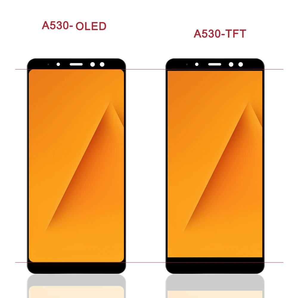 Ensemble écran tactile LCD TFT avec châssis, pour Samsung Galaxy A530 A8 2018 A530F A530ineau