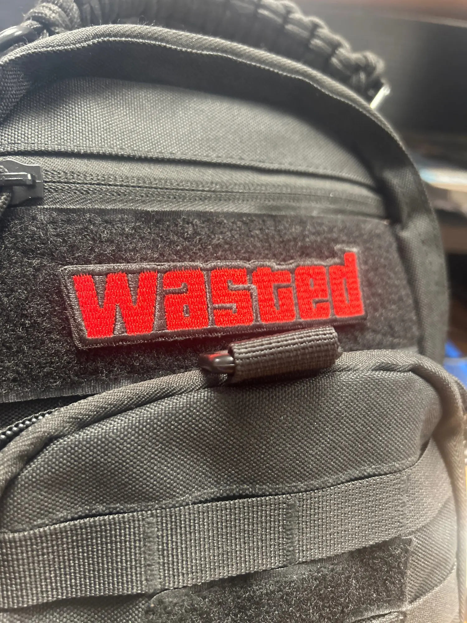 Wasted Gaming Embroidered Patch photo review