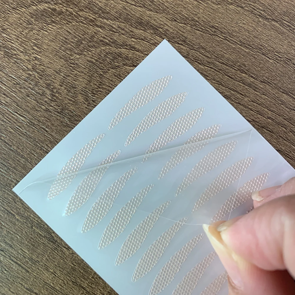 Double Fold Eyelid Tape 240pcs set Drooping Eye Lace Double Eyelid Stickers Patches Breathable Water Drop Type Makeup Tool Cosmetics
