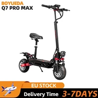 Trottinette électrique BOYUEDA Q7 Pro Max 52V28AH 3200W à double moteur avec contrôle d'application activé par NFC, pneus silencieux de 11 pouces, trottinette électrique pliable 1