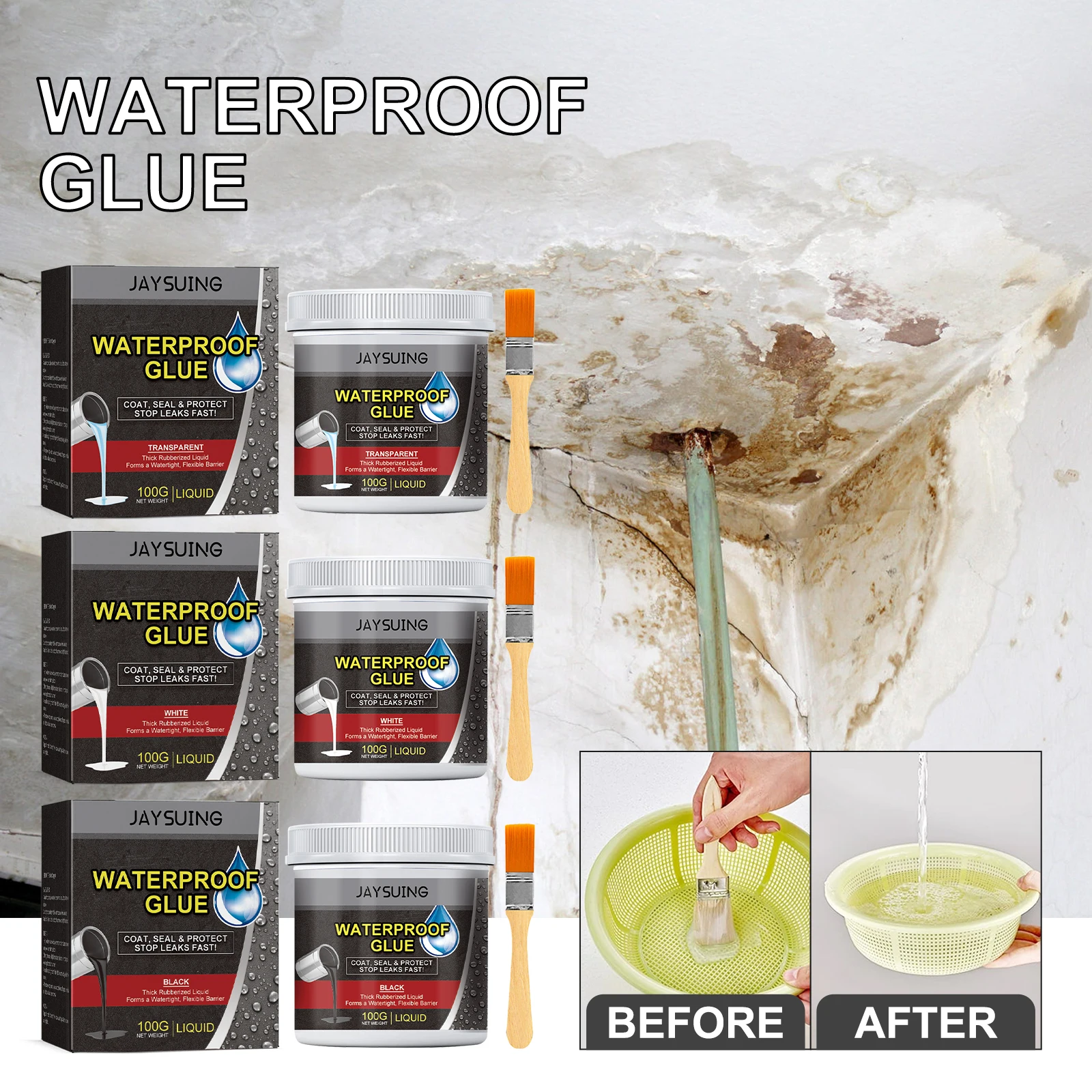 Waterproof Rubberized Liquid Paint for Roof and Floor Repair