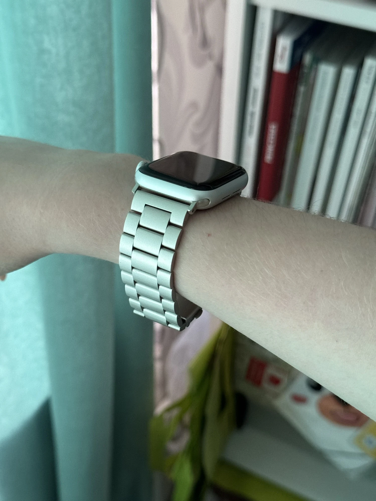 Pulseira de Aço inoxidável para apple watch 41mm 42mm banda 10 9 8 7 6 4 5 se, pulseira para iwatch ultra 2 49mm 41 45mm 40 46mm 42mm 44mm photo review