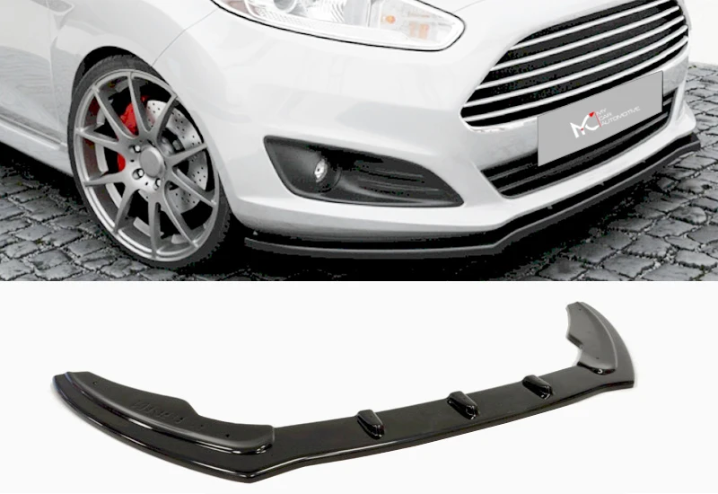 

Передний сплиттер Max Design для Ford Fiesta Mk6 FL 2013 + oem передняя губа