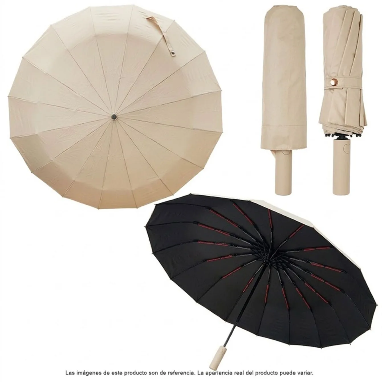 Premium Paraguas de Bolsillo Plegable con Apertura Automática y Estructura de Fibra de Vidrio para Días Lluviosos, Accesorio de Moda para Adultos
