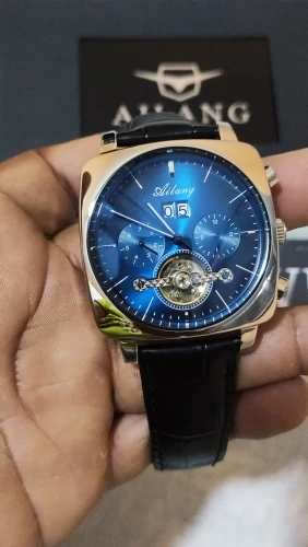 AILANG 2020 new watch men's automatic mechanical watch waterproof tourbillon black technology luminous fashion men's watch