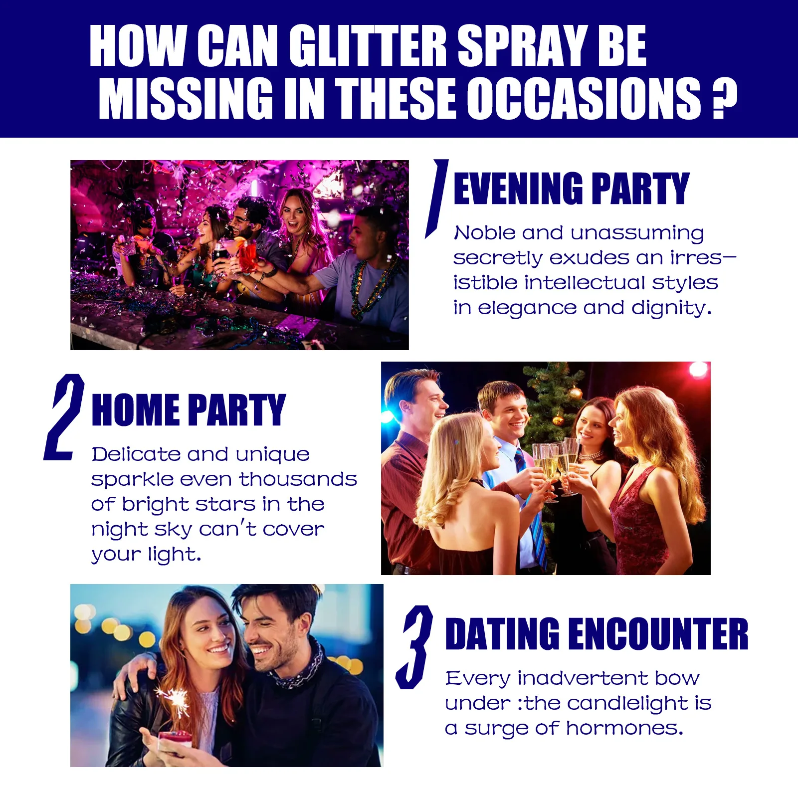 Highlighter Powder Spray Waterproof High Gloss Glitter Powder Long Lasting Brighten Sparkle Shimmer Party Shiny Glitter Spray 6