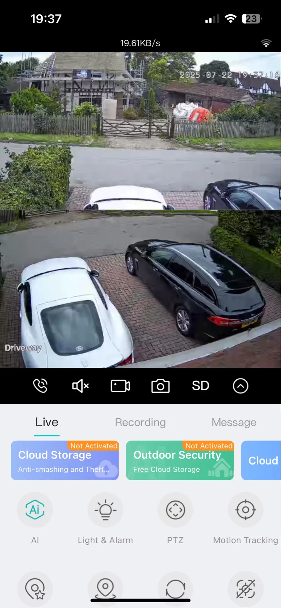 4K 8MP HD Wifi PTZ Camera Outdoor 4MP Dual Lens Dual Screen AI Auto Tracking IP Camera CCTV Audio Video Surveillance P2P iCSee photo review