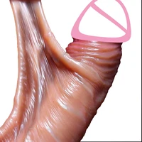Super Realistischer Dildo Für Weibliche Masturbation Haut Schiebe Vorhaut Dick Penetration Anal Großen Penis Sexy Erwachsene Sex Spielzeug Für Frauen 5