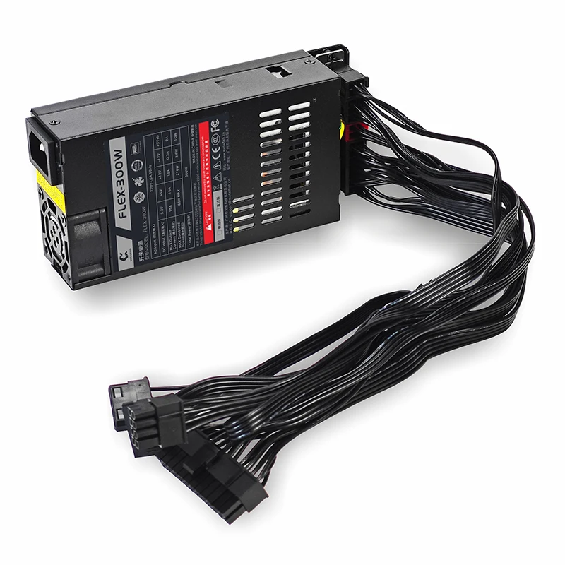 Fonte de Alimentação para pc Mini Itx Flex 300w Psu Modular Completa Atx 1u Pequeno Nas Pos Aio Computador Compacto - Imagem 2