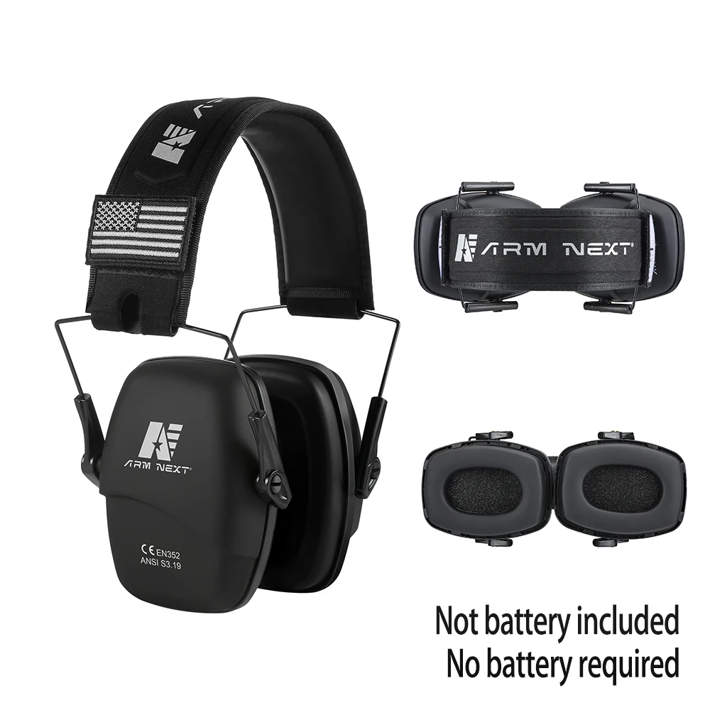 

Ear Protector Earmuffs for Shooting Hunting Noise Reduction Hearing Protection Protector Soundproof Shooting Earmuffs