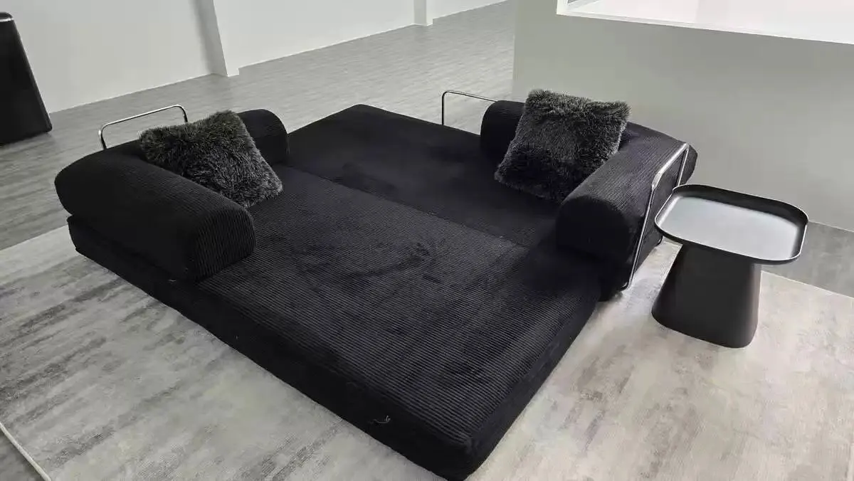 Modern High-Density Foam Corner Sofa Bed with Vacuum Compression for Living Room photo review