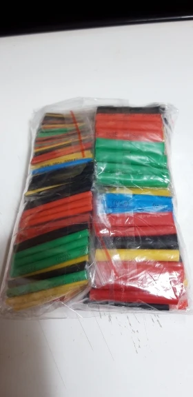 Heat shrinkable tube household combination set insulation sleeve electrical wire protective sleeve color plastic shrinkable set photo review