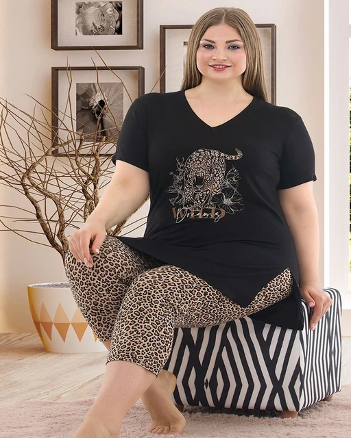 Pyjama bleu marine à manches courtes pour femmes, ensemble grande  taille❤Siyah – grande taille, bordeaux, fumé, vison, rouge prune, bleu  marine, mode, Style élégant - AliExpress