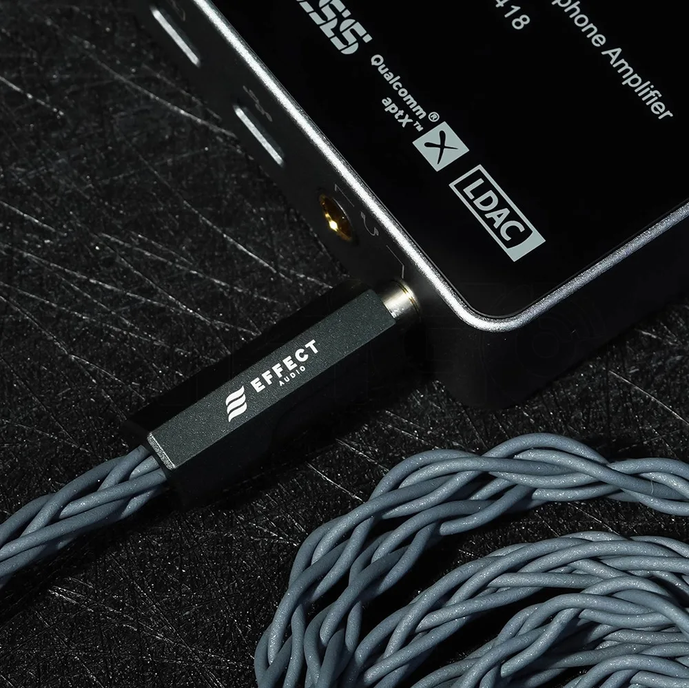 Effect Audio Signature Series II Eros S II 8-Draht-Kopfhörerkabel 2-polig 0,78 ConX austauschbarer Stecker Professionelles IEM-Kabel – Detail 19