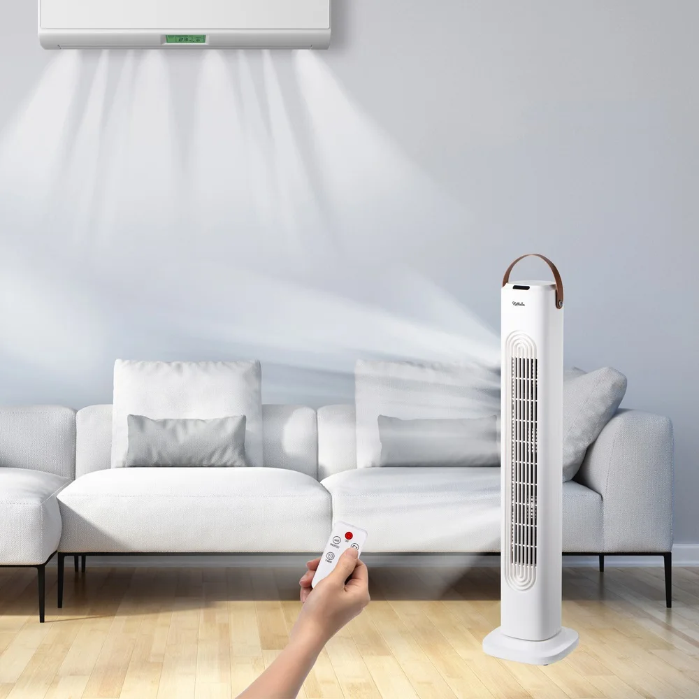 날개없는 슬림 리모컨 타워팬 선풍기 