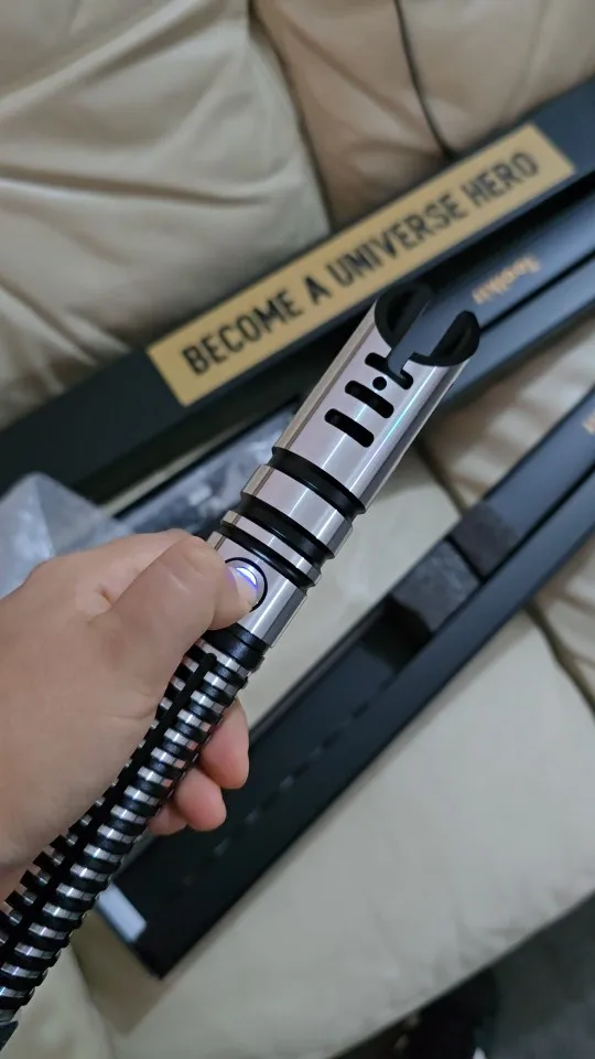 Neopixel Lightsaber RGB Smooth Swing Heavy Dueling Jedi Sword for Cosplay and Combat photo review