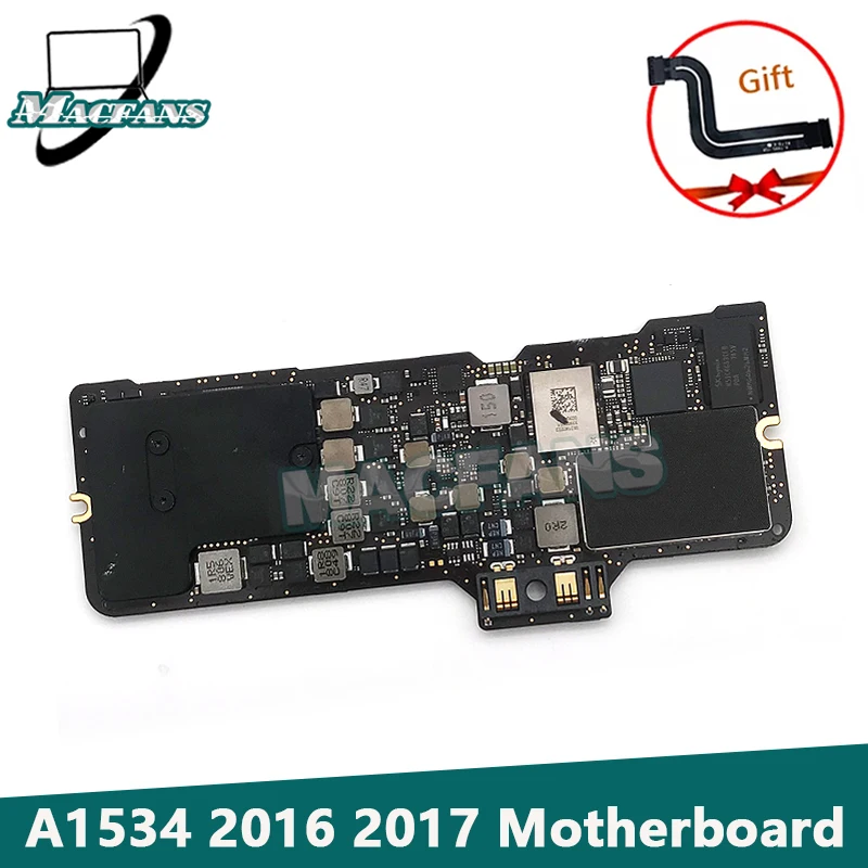 Scheda Madre Originale A1534 Per Macbook Retina 12 "A1534 Logic Board 2016-2017 Anno Muslimexayp 256G 512G