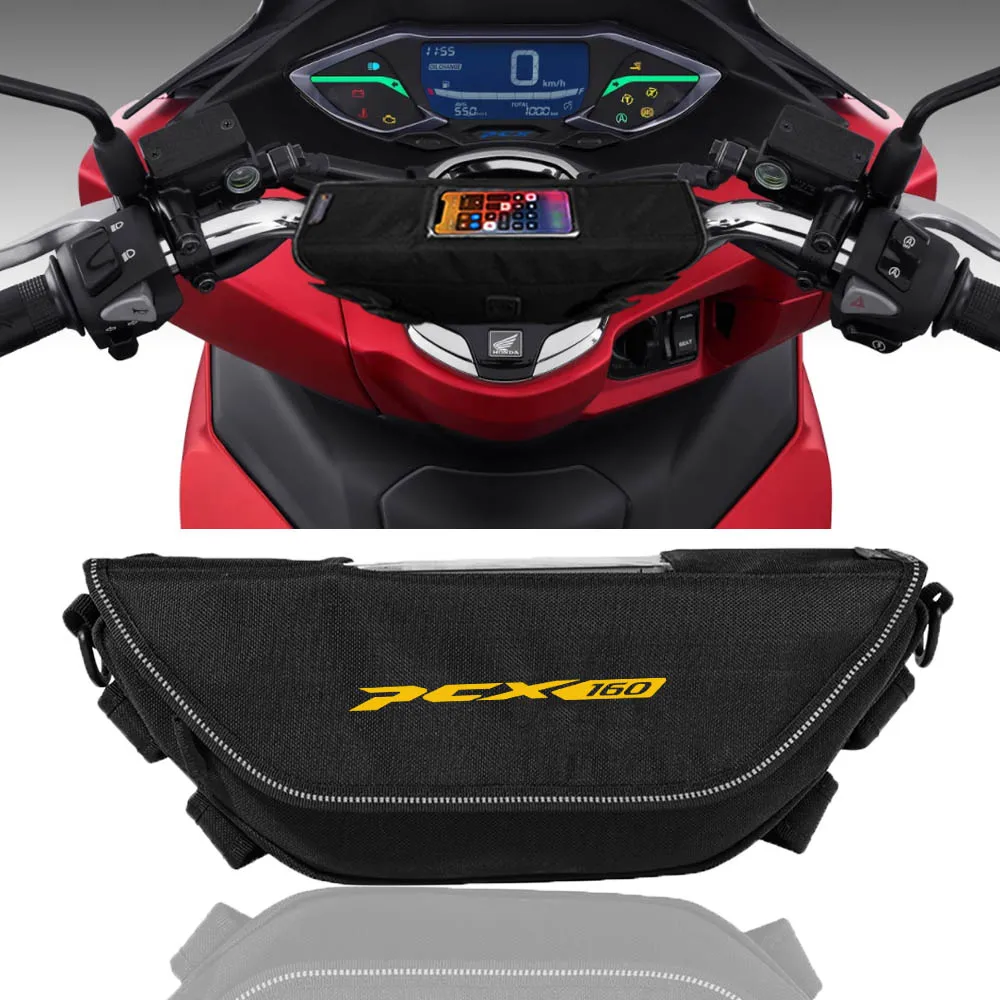 For Honda PCX160 pcx160 pcx 160 Motorcycle accessory  Waterproof And Dustproof Handlebar Storage Bag  navigation bag регулируемые выдвижные складные рычаги тормозной муфты для мотоцикла honda pcx125 pcx150 pcx 160 pcx 125 pcx160 ручной рычаг