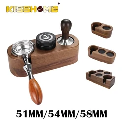 Coffee Tamper Station Stand Portafiler Holder 51mm 54mm 58mm Distributor Mat Rack Espresso Maker Tool Barista Machine Accessory