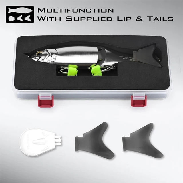 Gomexus Cyberbait 240 Metal Glide Bait with Lip & Tails