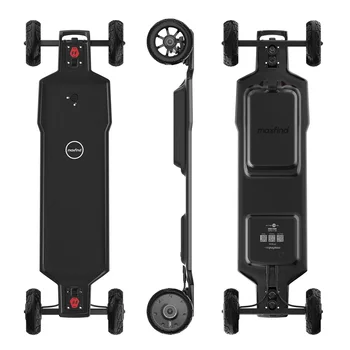Maxfind FF AT High-Speed 165MM Wheels Off-Road Electric Longboard Skateboard 3000W Power with Fast Swappable Battery Design 1