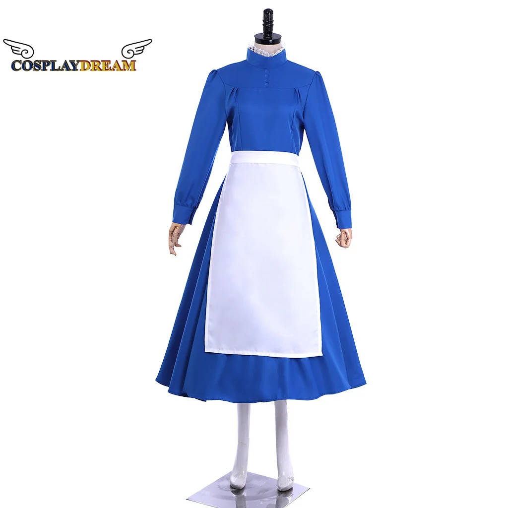 

Howl's Moving Castle Cosplay Costume Sophie Cosplay Costume Woman Maid Dress Suit Halloween Carnival Outfit