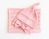 Personalized Swaddle Blanket Custom Newborn Swaddle Set Knot Hat bow wrap beanie Personalized Boy Gir Baby Wrap for Hospital 1